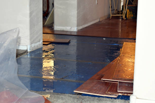 Professional Storm Water Damage Restoration technician working in Atascadero, CA